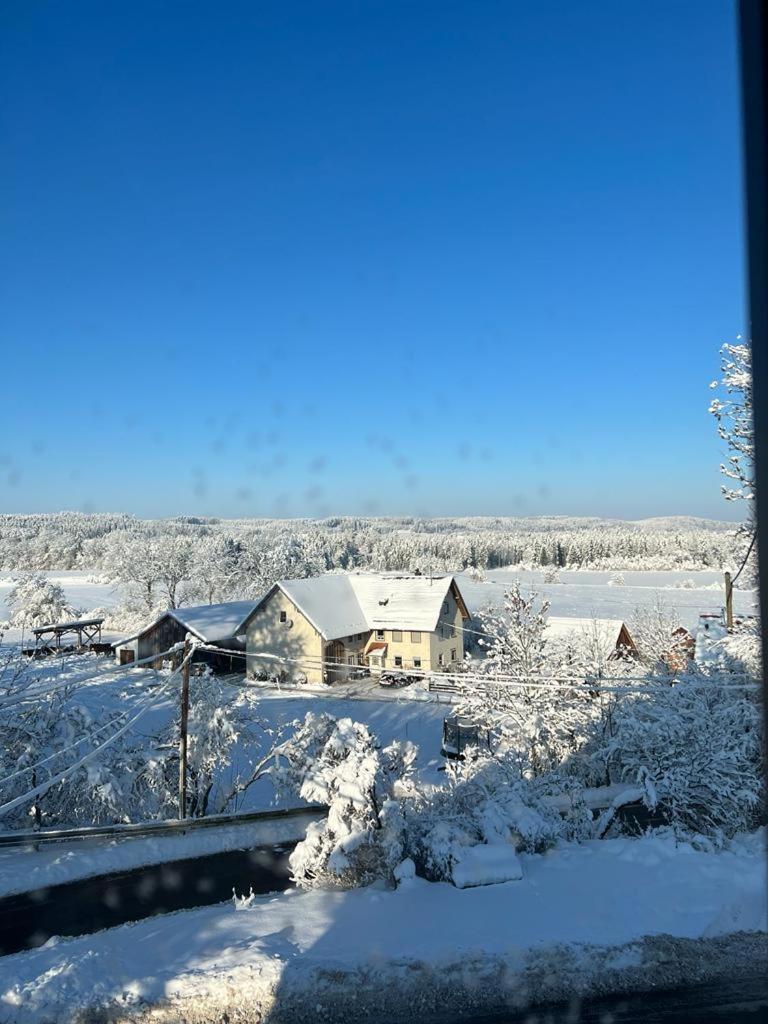 Fe Wo Brunnen - 120 Qm - Ruhige Lage - Viel Natur- Komfortabel - Grosser Balkon Und Garten 梅明根 外观 照片