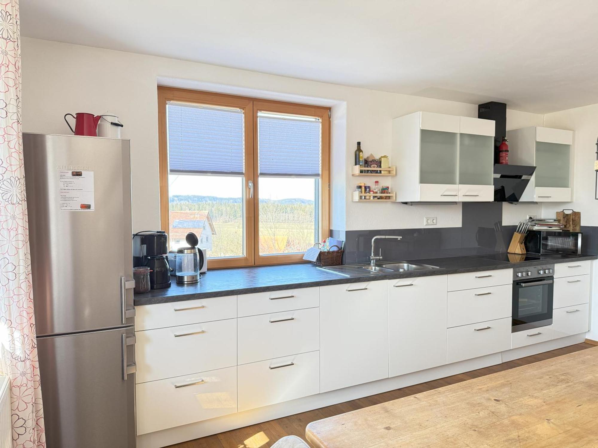 Fe Wo Brunnen - 120 Qm - Ruhige Lage - Viel Natur- Komfortabel - Grosser Balkon Und Garten 梅明根 外观 照片