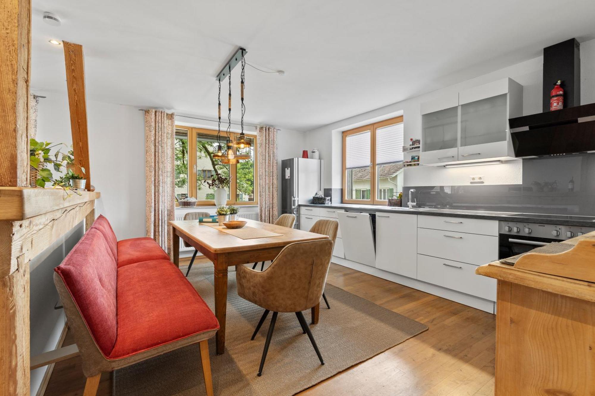 Fe Wo Brunnen - 120 Qm - Ruhige Lage - Viel Natur- Komfortabel - Grosser Balkon Und Garten - 3D Rundgang Verfuegbar 梅明根 外观 照片