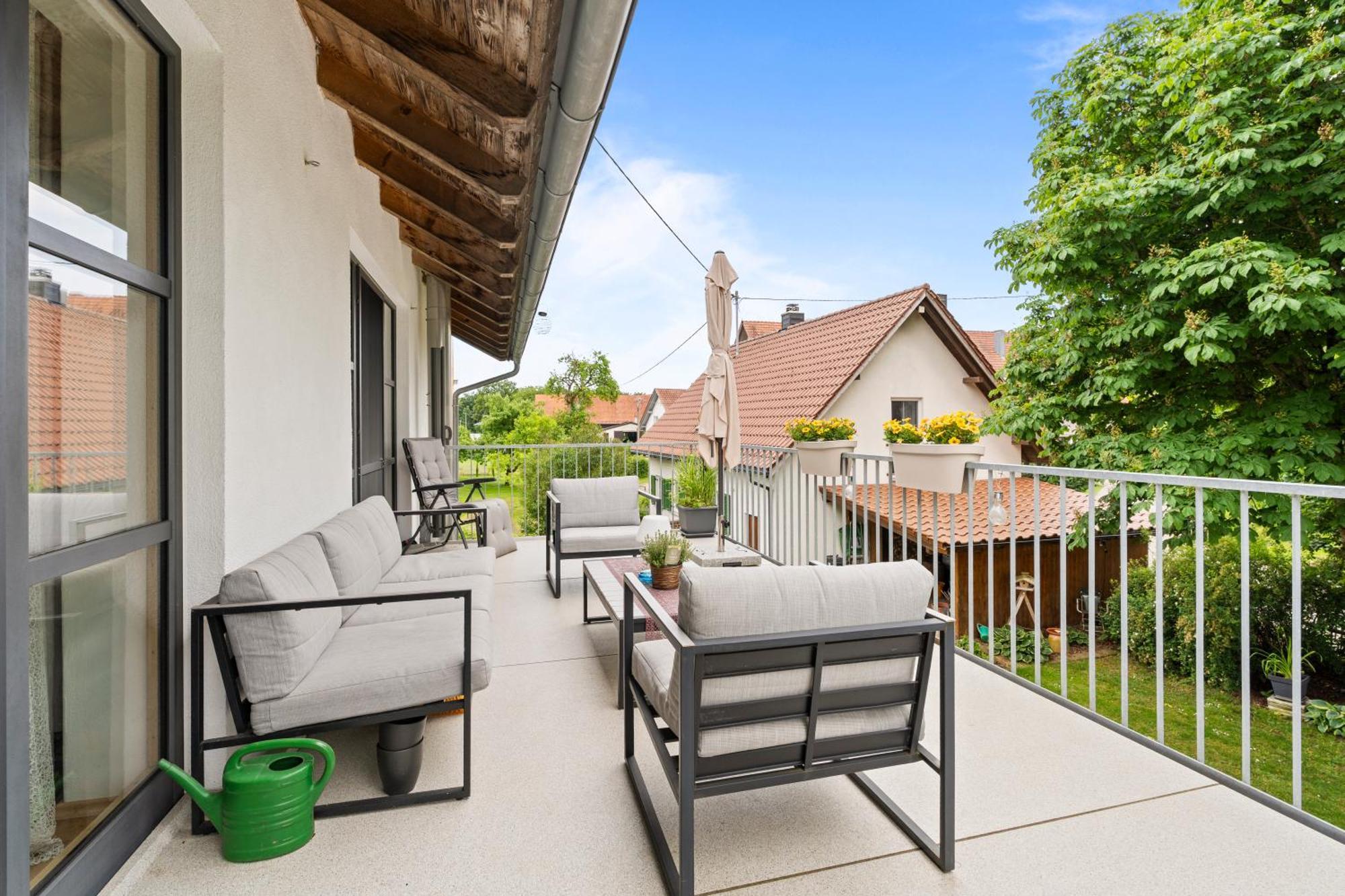 Fe Wo Brunnen - 120 Qm - Ruhige Lage - Viel Natur- Komfortabel - Grosser Balkon Und Garten - 3D Rundgang Verfuegbar 梅明根 外观 照片